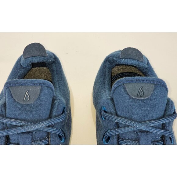 Allbirds Men’s Wool Runners in Tuke Midnight Blue White Cream Soles Size 11 301 - Picture 7 of 16